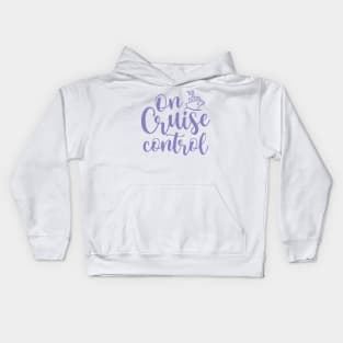 On Cruise Control Beach Vacation Funny Kids Hoodie